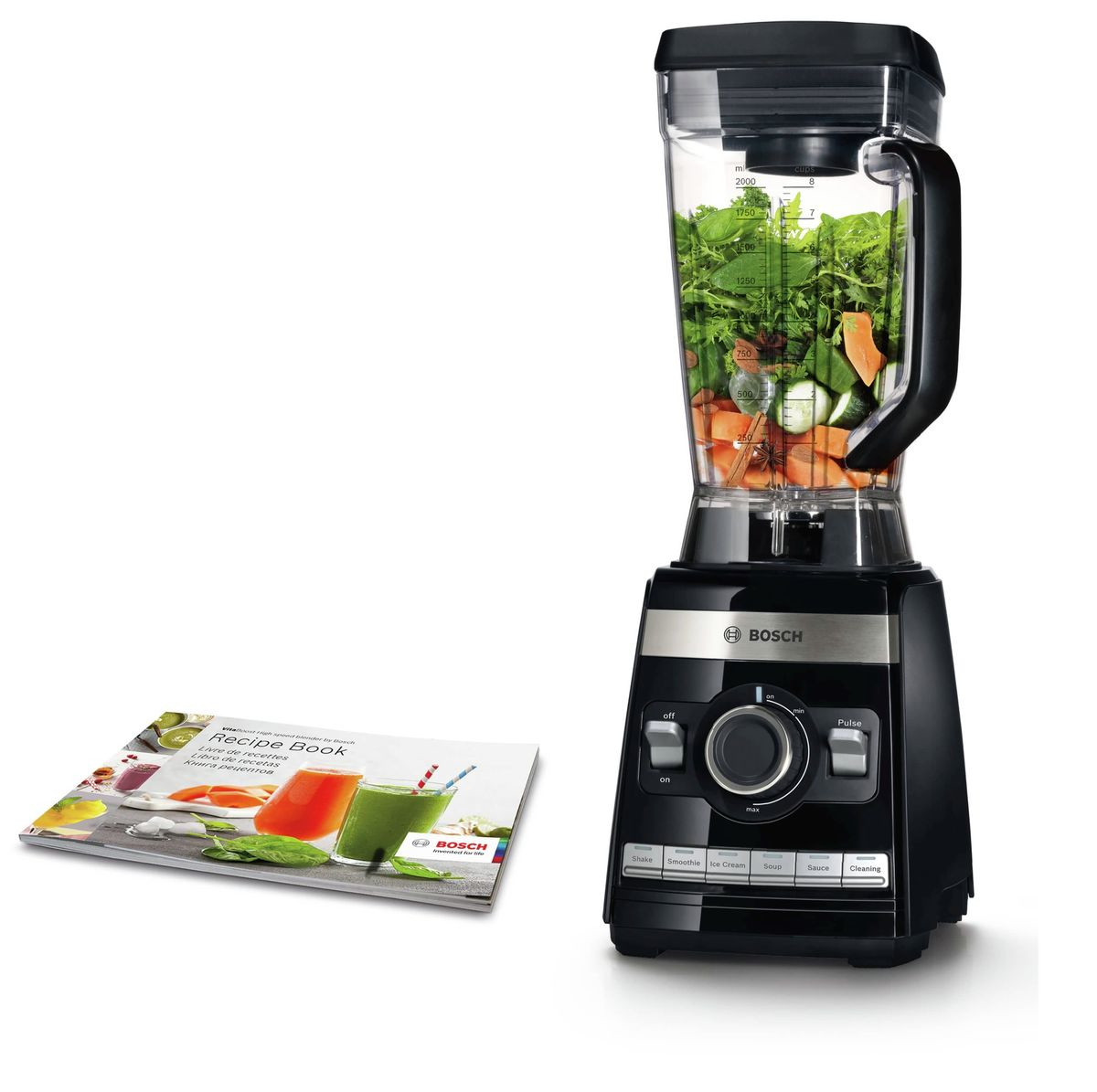 Bosch MMBH6P6BDE Mixer Standmixer Schwarz 1600 W Bosch MMBH6P6BDE Mixer Standmixer Schwarz 1600 W