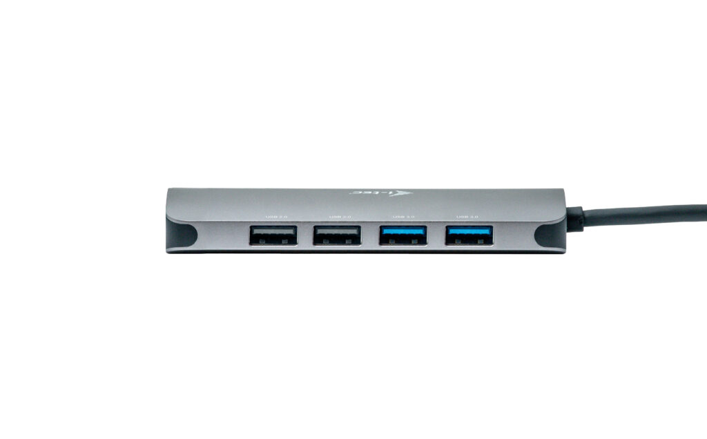 ITEC USBC Metal Nano Dock 2x HDMI 1x GLAN 2x USB 32 2x USB 20 1x USBC 32 Gen1 Data 1x USBC 100W PD