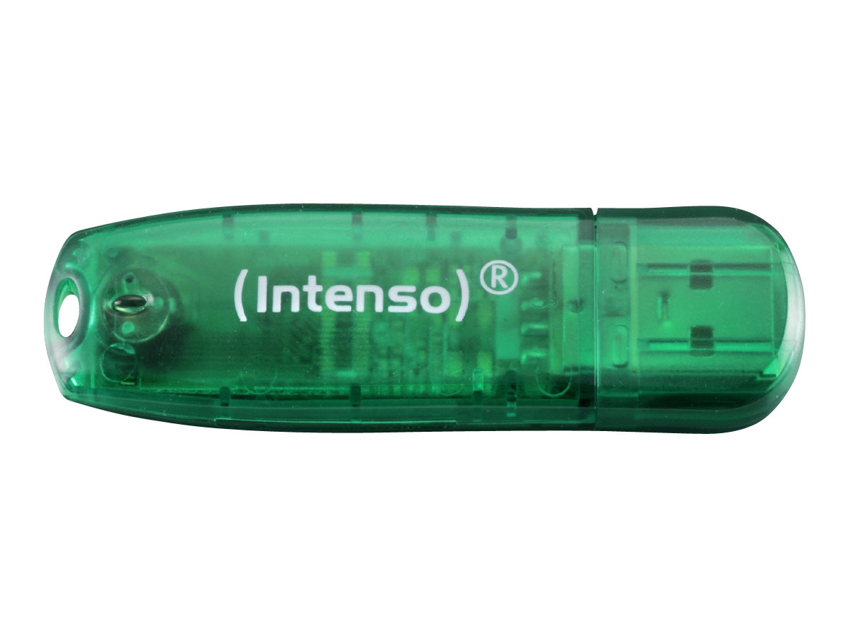 Intenso USB-Stick Rainbow Line grÃ¼n 8 GB