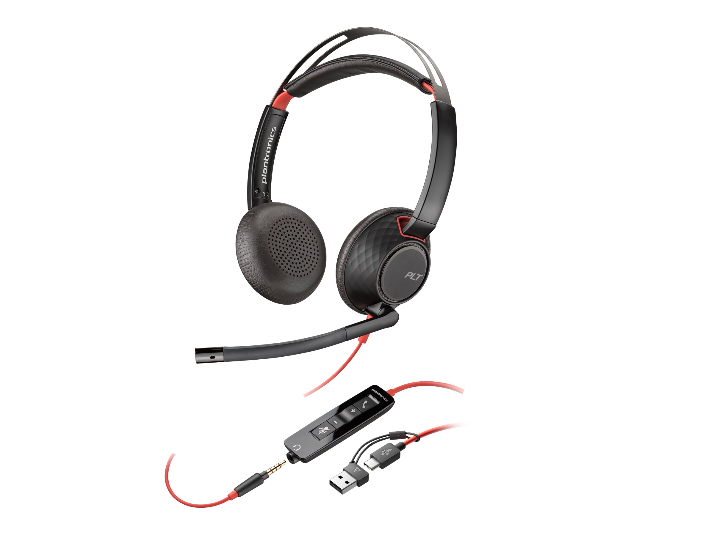 HP Poly Blackwire C5220 USB-C/A und 3,5mm Stereo HP Poly Blackwire C5220 USB-C/A und 3,5mm Stereo