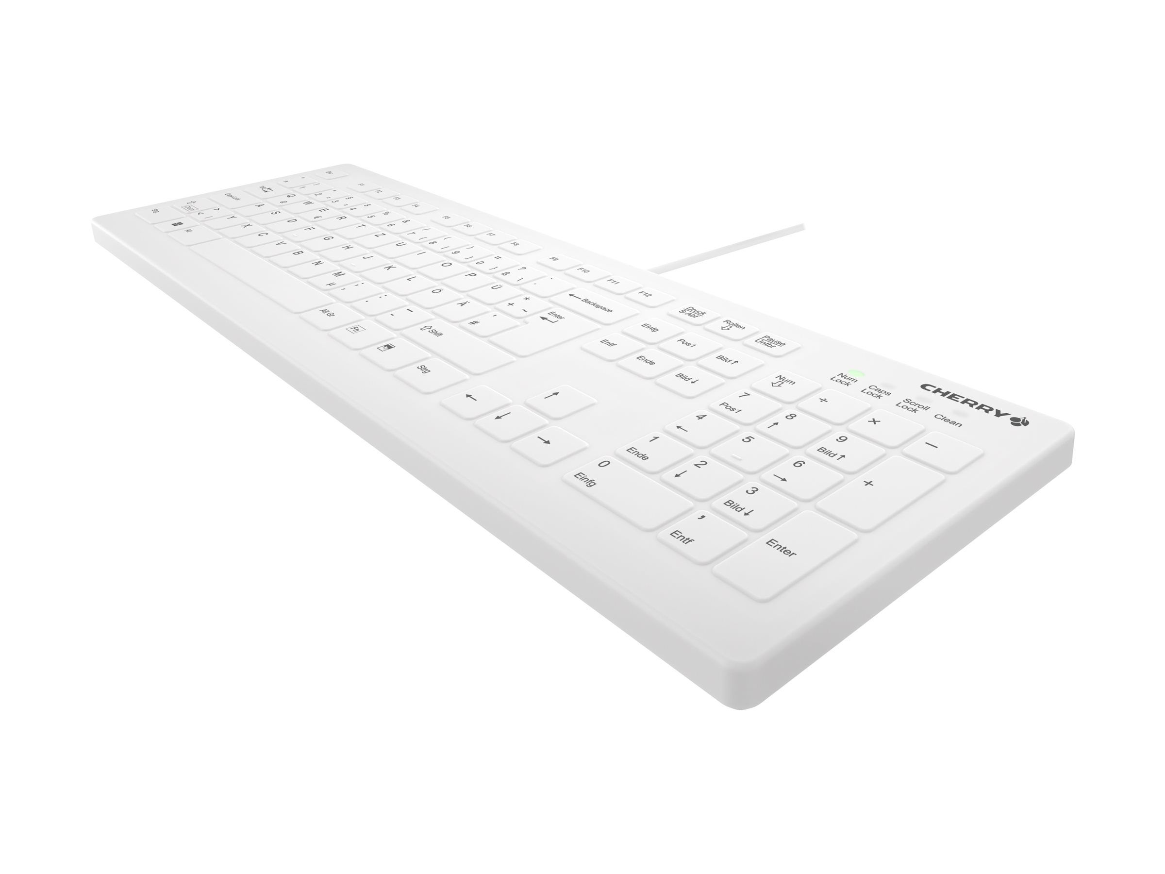 CHERRY AKC8112 Medical Keyboard HygieneTastatur kabelgebunden weiss