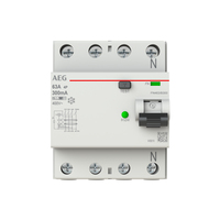 AEG BuschJägerFISchutzschalter FN463B300 4P Typ B 63A 300mA