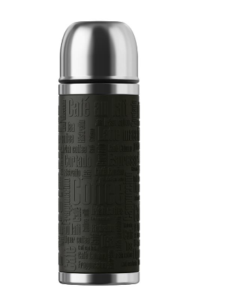 emsa Isolierflasche SENATOR Sleeve schwarz 1,0 l, 1 St