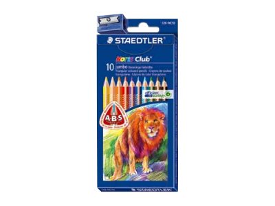 STAEDTLER Noris Club® jumbo Buntstifte farbsortiert, 10 St. STAEDTLER Noris Club® jumbo Buntstifte farbsortiert, 10 St.