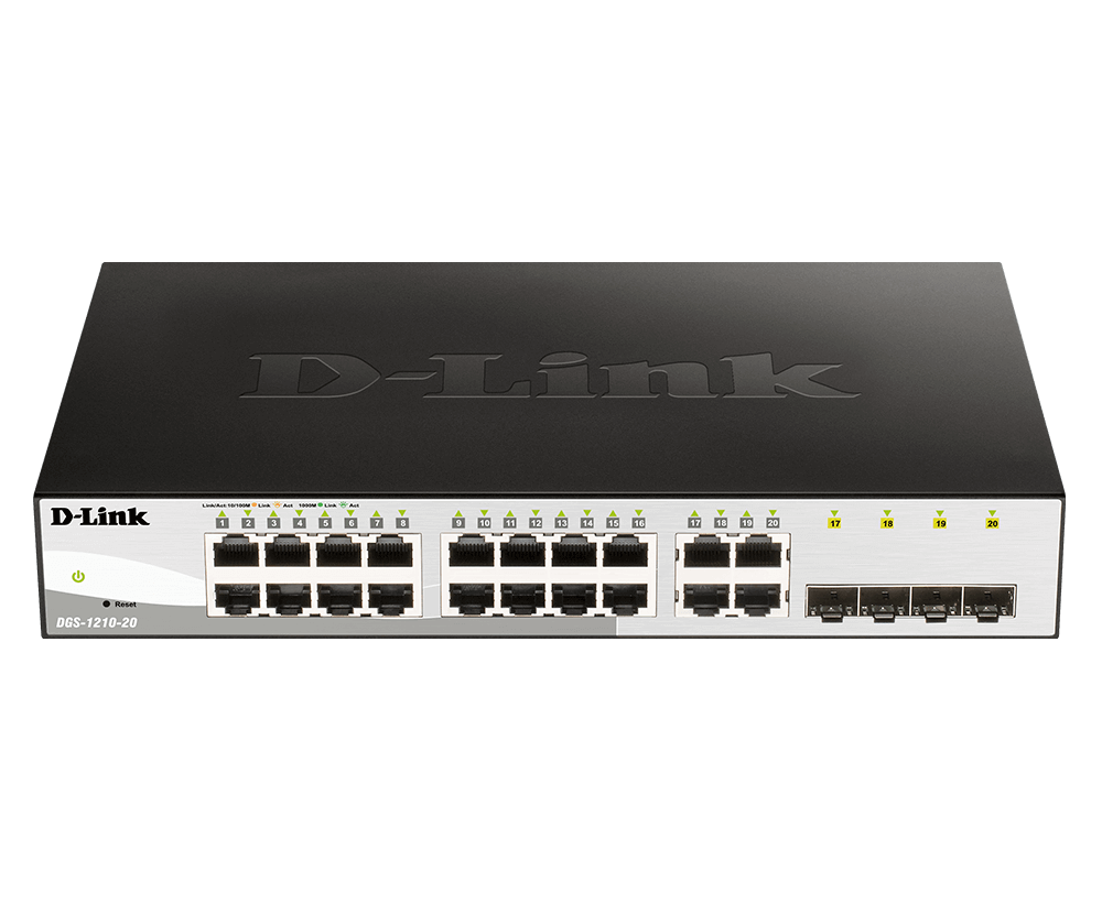 D-Link DGS-1210-20 20-Port Gigabit Switch