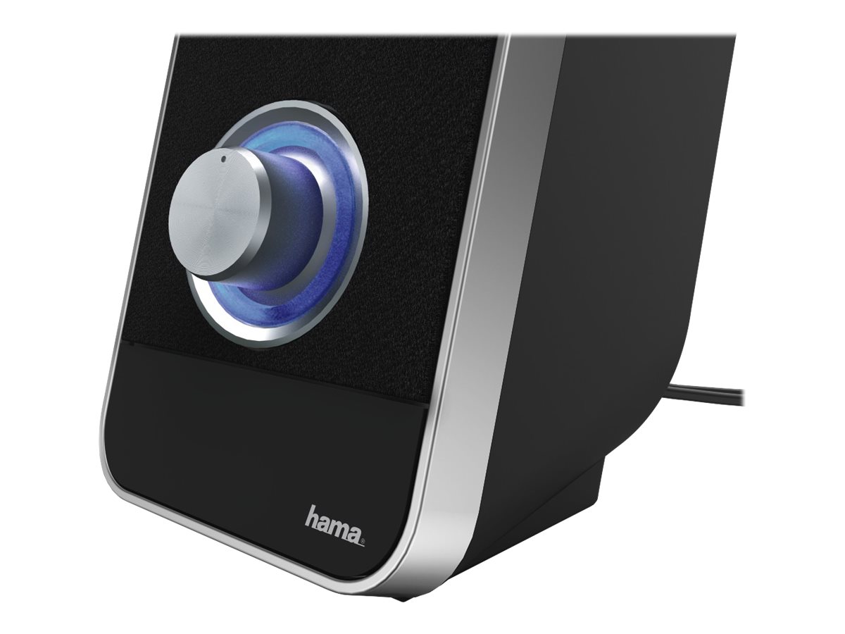hama Sonic LS-206 Lautsprecher schwarz, grau