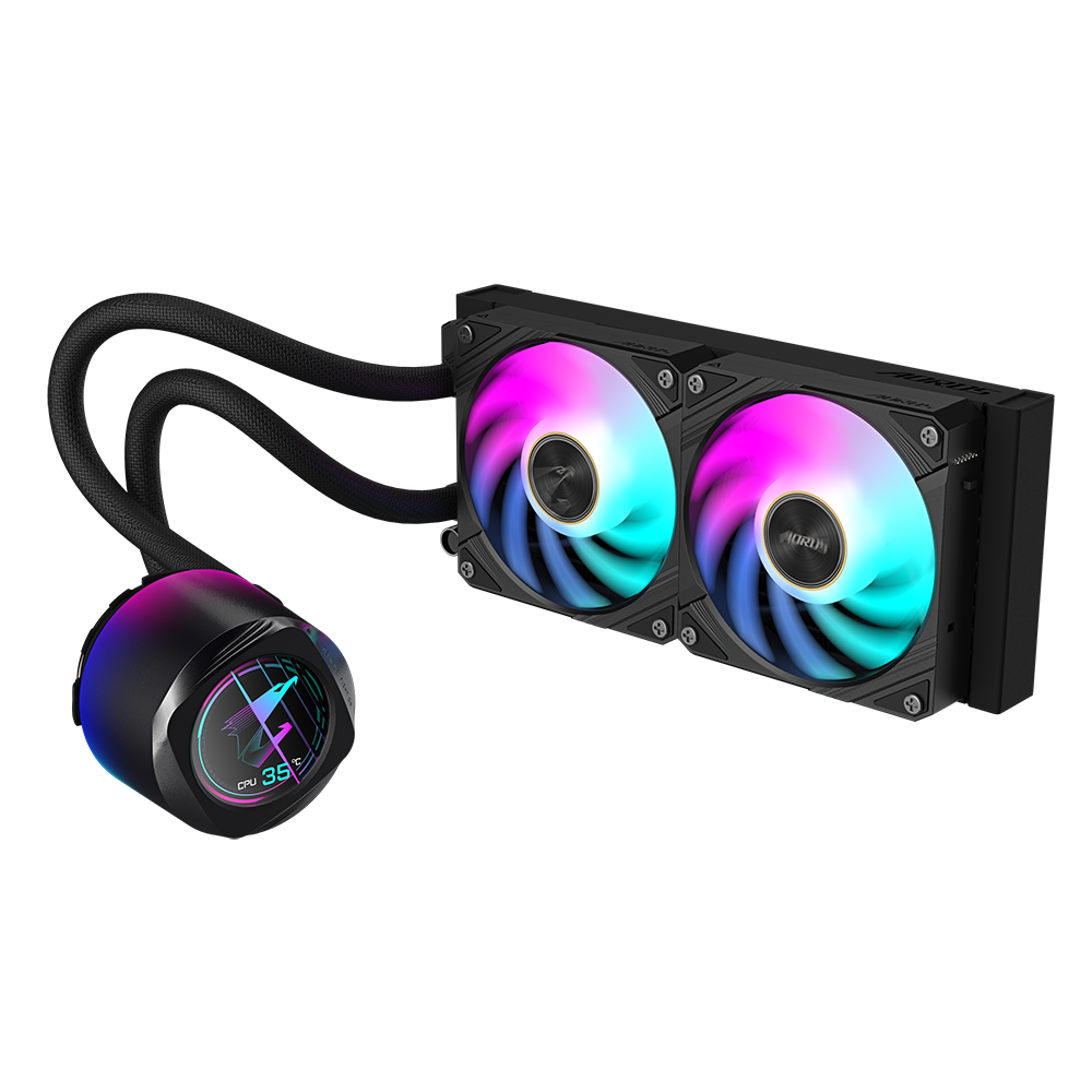 K Cooler GIGABYTE AORUS WATERFORCE X II 240 AIO Liquid CPU Cooler