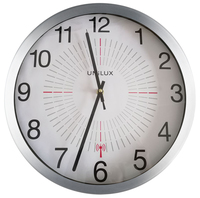 unilux Funkwanduhr Outdoor weiss grau Aluminium, Ø 35,5 cm unilux Funkwanduhr Outdoor weiss grau Aluminium, Ø 35,5 cm