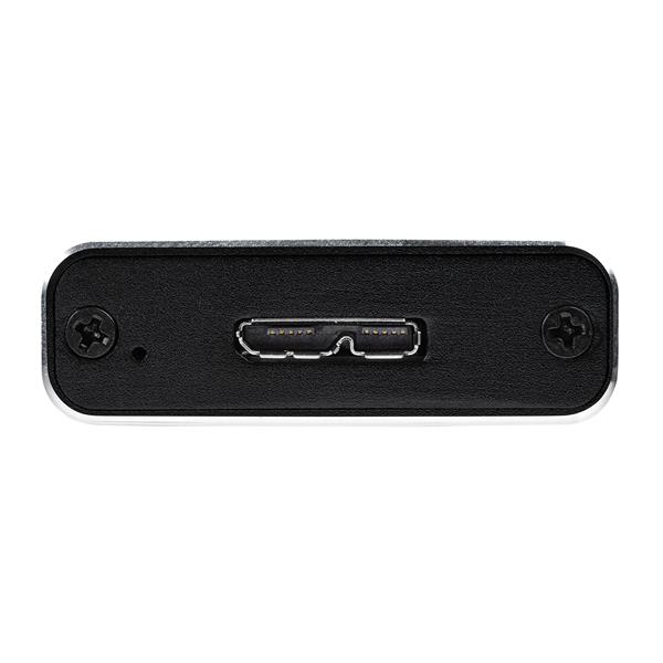 STARTECHCOM M2 NGFF SATA Festplattengehaeuse USB 31 10Gbits mit USBC Kabel