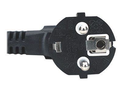 MANHATTAN Stromkabel Kaltgeraete Stecker IEC 60320 C13 10 A / 250 V 3-pol. zu Schutzkontaktstecker CEE 7 16 A / 250 V 1,8m