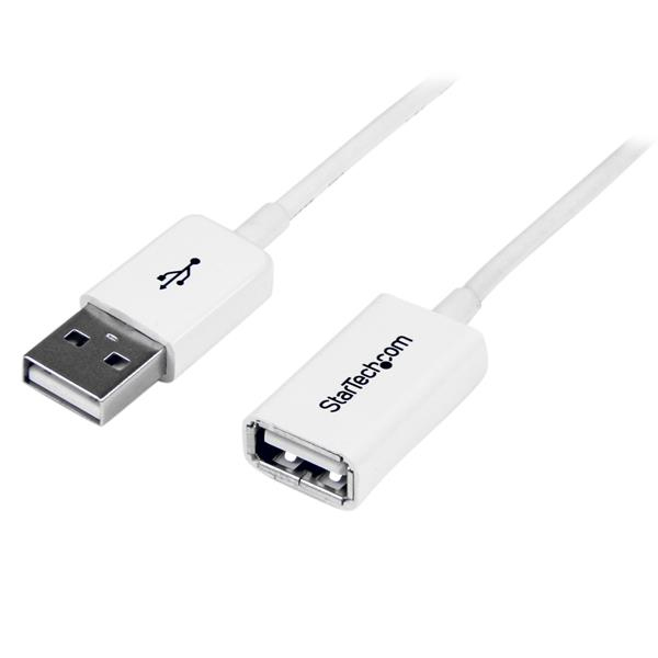 STARTECHCOM 3m White USB 20 Extension Cable A to A MF