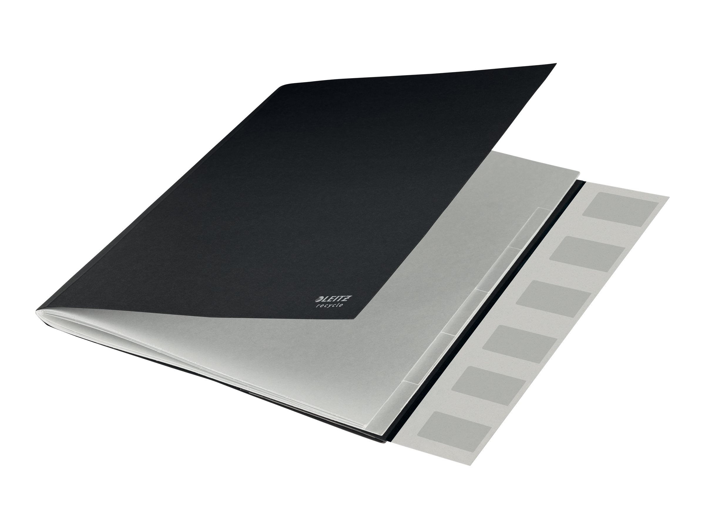 LEITZ Ordnungsmappe recycle 3914 6 Faecher schwarz