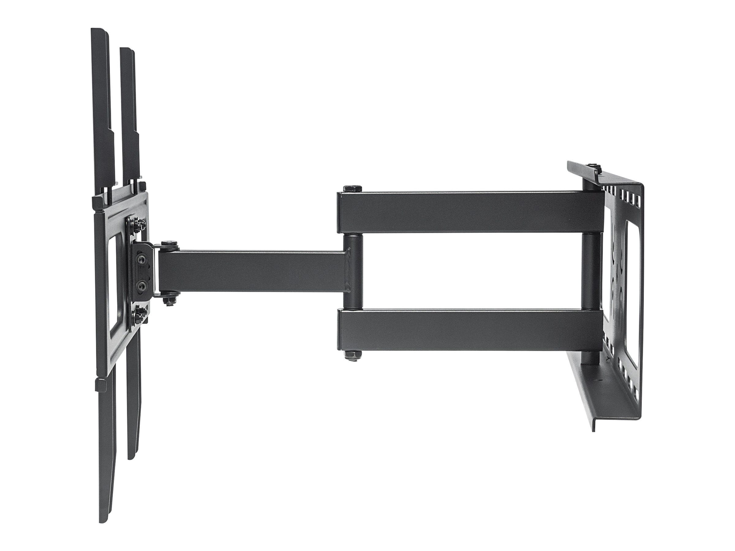 MANHATTAN TV-Wandhalterung 81,3-139,7cm 32-55Zoll ein Arm neig- und schwenkbar fuer Flachbildschirme und Curved TVS bis 50kg