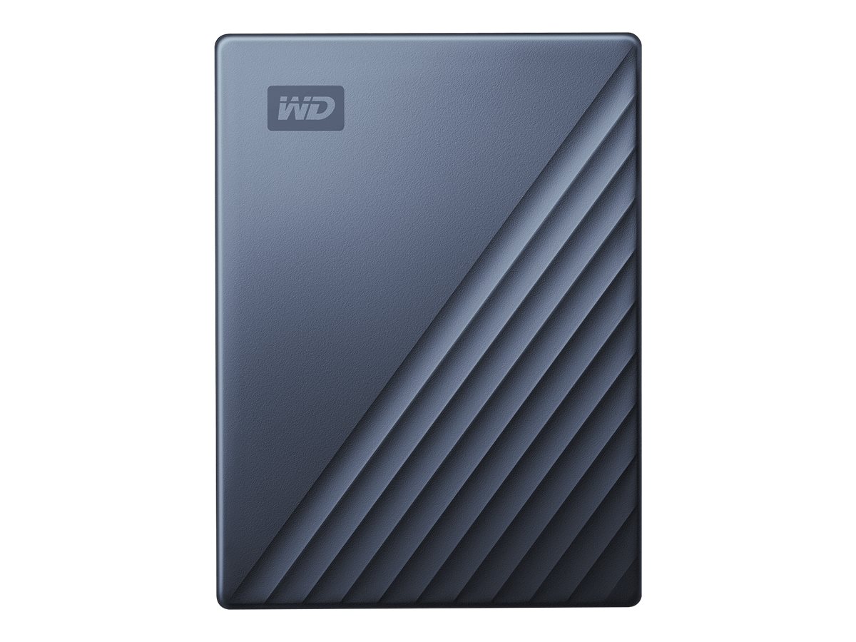 WD My Passport Ultra 4TB Blue USBCUSB30 HDD 6,4cm 2,5Zoll Metal finish RTL portable extern
