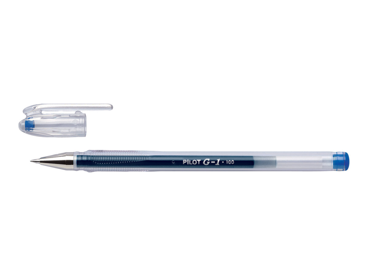 PILOT G1 Gelschreiber transparent 0,3 mm, Schreibfarbe: blau, 1 St. PILOT G1 Gelschreiber transparent 0,3 mm, Schreibfarbe: blau, 1 St.