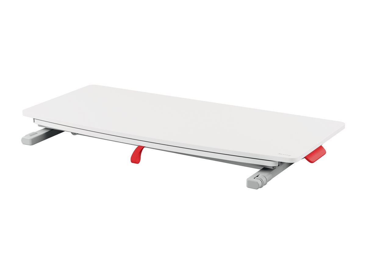 LEITZ Ergo Cosy mit Ablage Schreibtischaufsatz grau LEITZ Ergo Cosy mit Ablage Schreibtischaufsatz grau