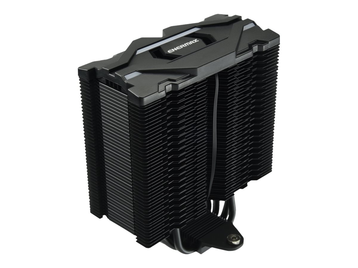 ENERMAX ETS-F40-FS ARGB CPU Cooler mit ARGB Silence PC Luefter 14cm. 6mm Heatpipes direct touch. Platzsparende Bauweise