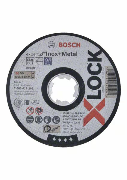 BOSCH Trennscheibe PRO Stainless Steel and Metal XLock, 1 St