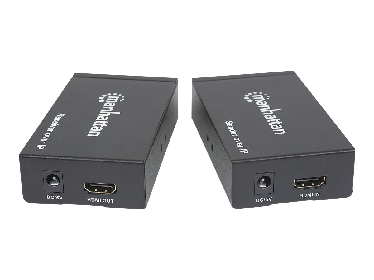 MANHATTEN 1080p HDMI Over IP Extender Kit VerlÃ¤ngerung 120m