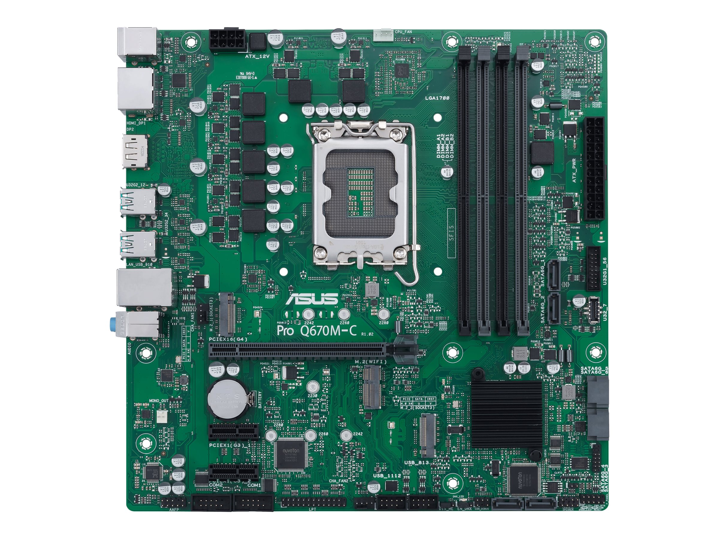 ASUS Pro Q670M-C-CSM micro ATX LGA1700 Q670