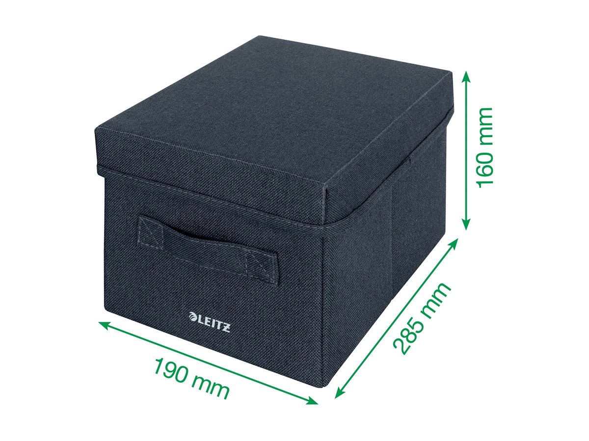 2 LEITZ Aufbewahrungsboxen grau 19,0 x 28,5 x 16,0 cm 2 LEITZ Aufbewahrungsboxen grau 19,0 x 28,5 x 16,0 cm