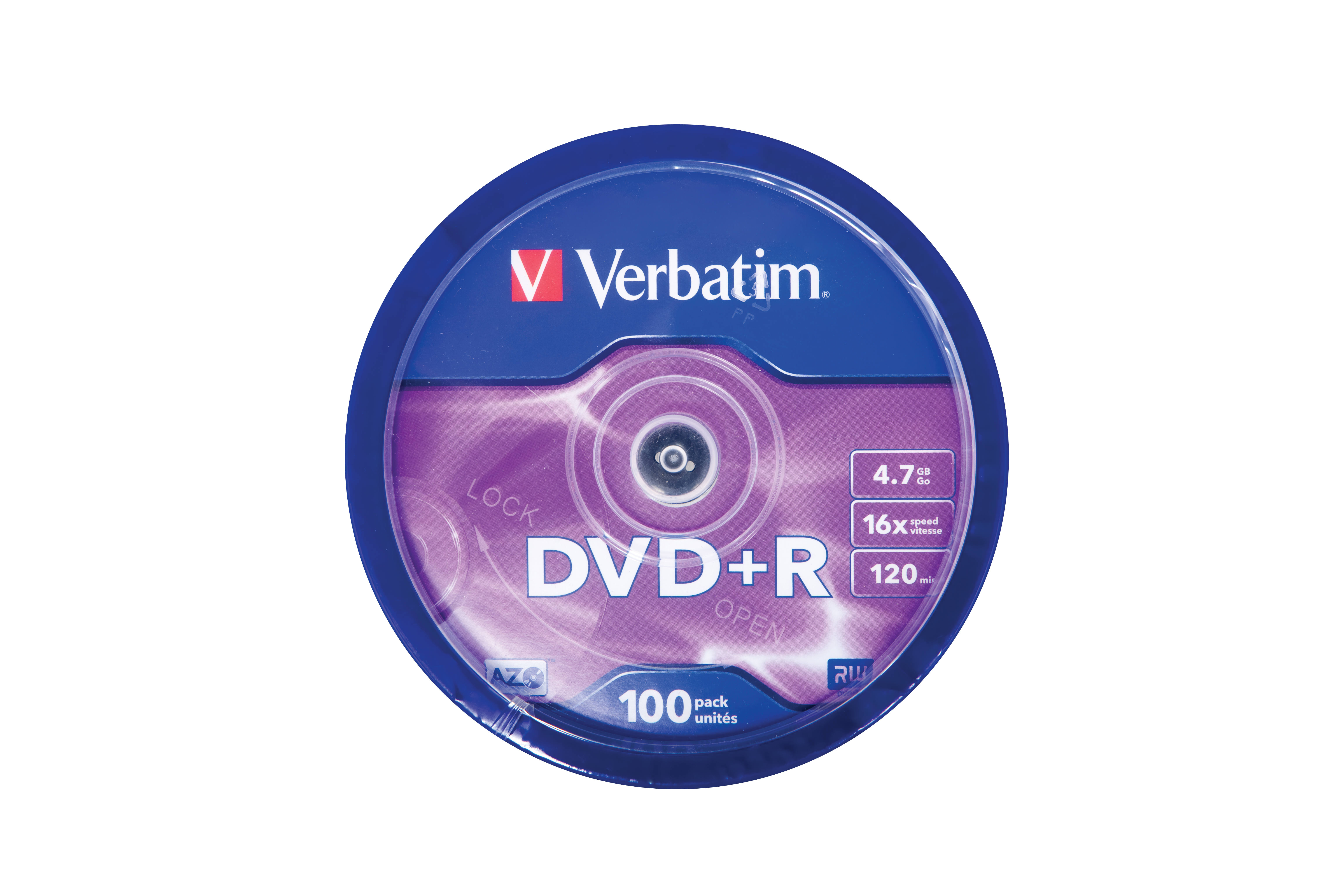 VERBATIM DVDR 47GB 16x 100 SP