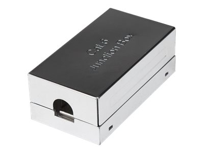 INTELLINET Cat6 Verbindungsbox FTP Silber Verbindet zwei geschirmte Cat6-Kabel ohne den Einsatz von Kupplungen INTELLINET Cat6 Verbindungsbox FTP Silber Verbindet zwei geschirmte Cat6-Kabel ohne den Einsatz von Kupplungen