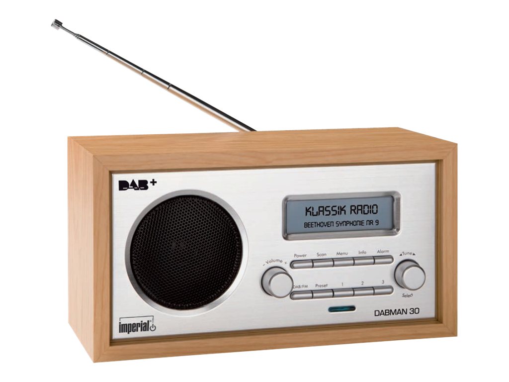 Imperial Dabman 30 DAB Radio buchesilber