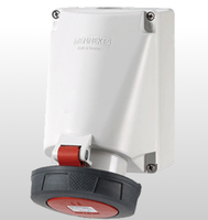 Mennekes CEE-Wanddose 136A 63A5P 6H400V IP67 Mennekes CEE-Wanddose 136A 63A5P 6H400V IP67