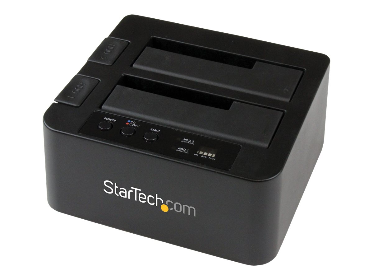 STARTECH.COM USB 3.0/eSATA auf 6,35/8,89cm 2,5/3,5Zoll Festplatten Duplizierer Dock - Kopierstation mit SATA 6Gb/s fuer HDD /SSD STARTECH.COM USB 3.0/eSATA auf 6,35/8,89cm 2,5/3,5Zoll Festplatten Duplizierer Dock - Kopierstation mit SATA 6Gb/s fuer HDD /SSD
