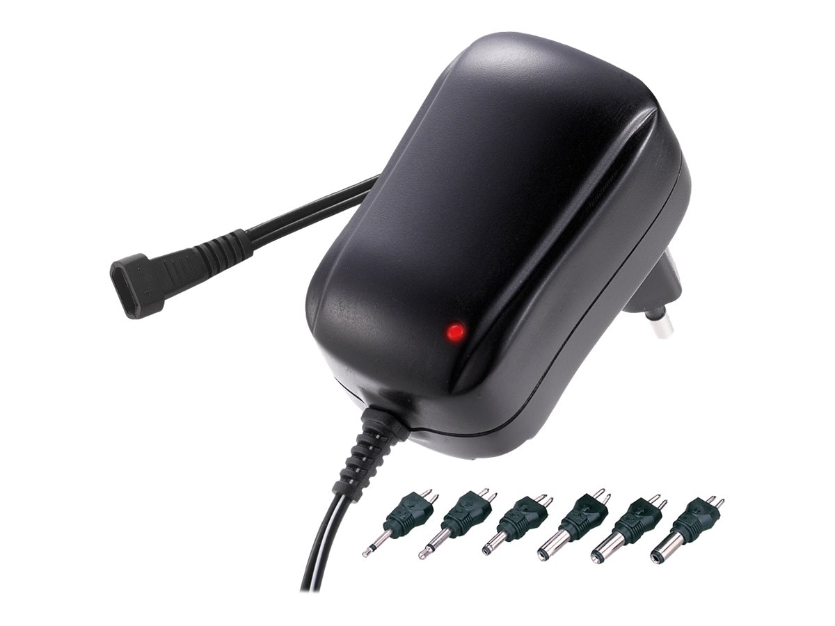 ROLINE UniversalSteckernetzteil 3V bis 12V 600mA fuer Kleingeraete als Batterieersatz oder Ersatzteil