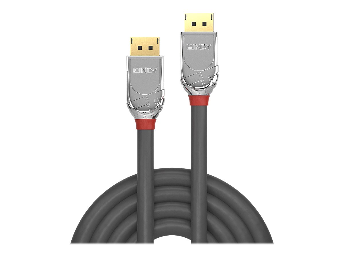 LINDY 2m DisplayPort Kabel Cromo Line Aufloesungen bis zu Ultra HD 4K 3840x2160 60Hz LINDY 2m DisplayPort Kabel Cromo Line Aufloesungen bis zu Ultra HD 4K 3840x2160 60Hz