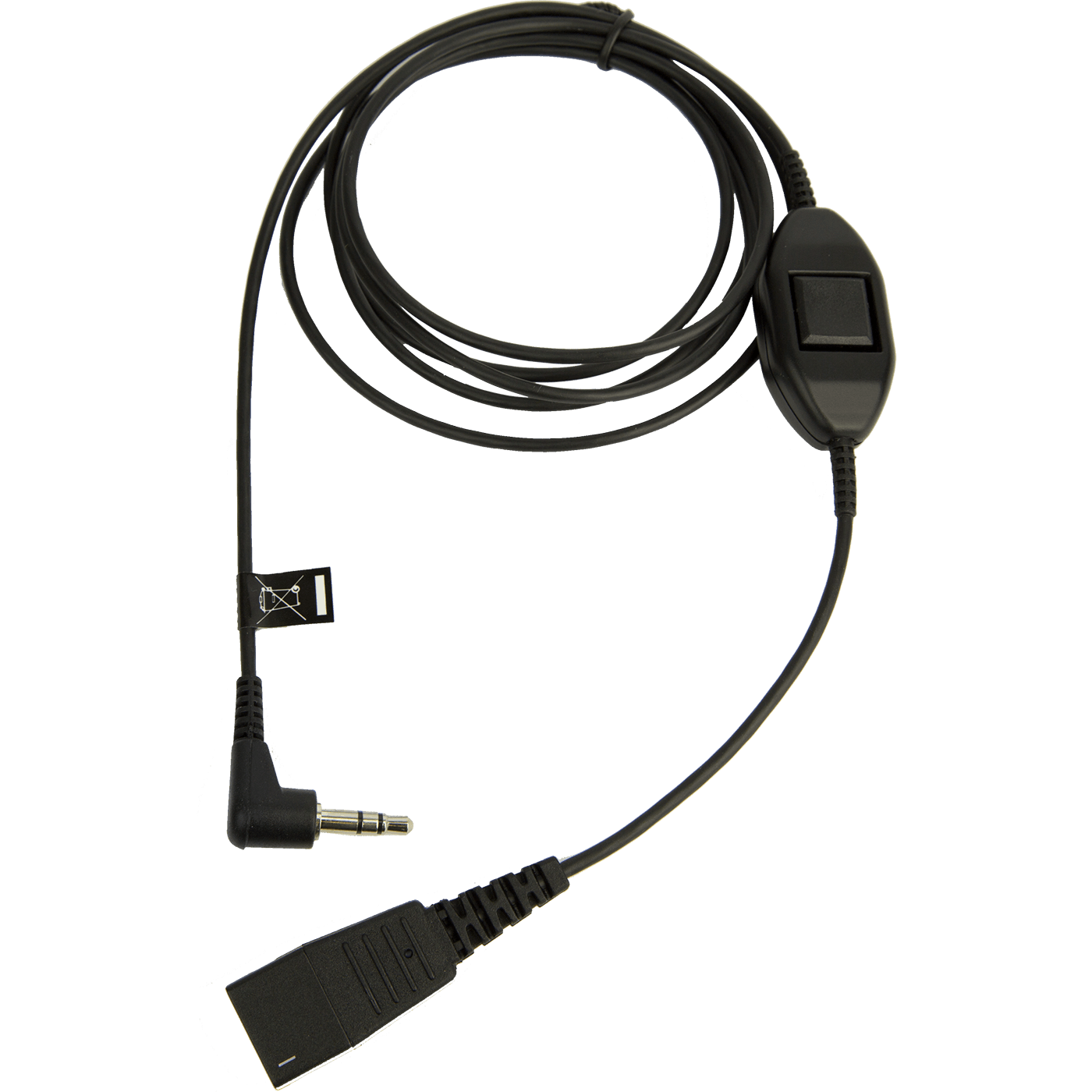 Jabra Anschlusskabel QD auf 3,5mmKlinke, glatt, 1,5m