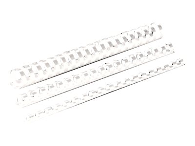 100 Fellowes Kunststoffbinderuecken weiss fuer 120 Blatt 100 Fellowes Kunststoffbinderuecken weiss fuer 120 Blatt