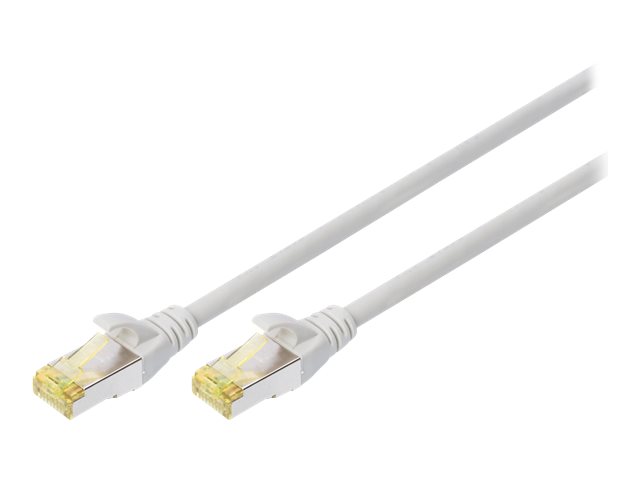 DIGITUS CAT 6A S-FTP Patchkabel Cu LSZH AWG 27/7 Laenge 5m 10 Stueck Farbe grau
