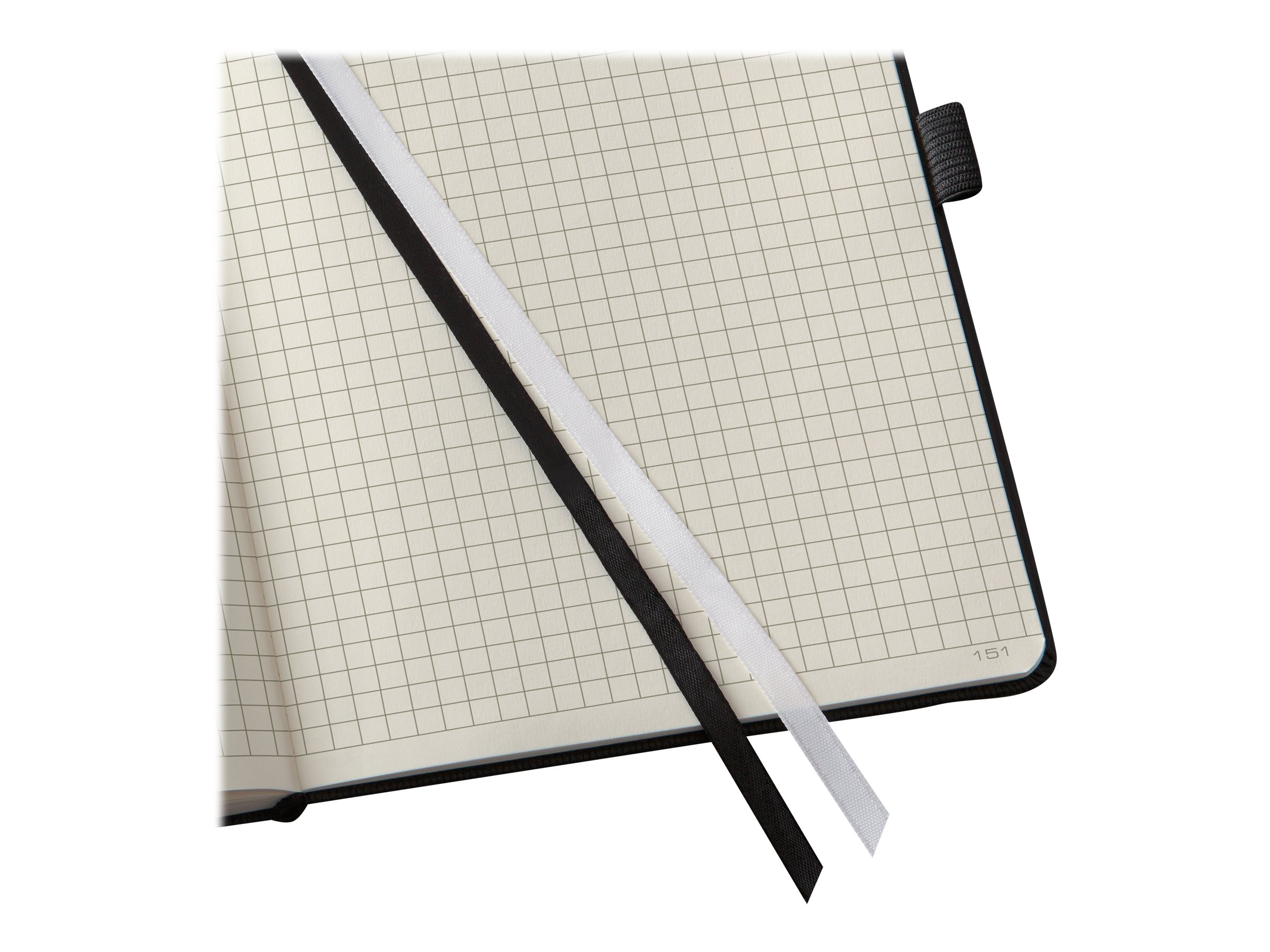 SIGEL Notizbuch Conceptum® DIN A6 kariert, schwarz Hardcover 194 Seiten