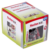 fischer DuoPower 10x80 2K 538252 Universaldübel-Sortiment à 10 mm x 80 mm, 25 St. fischer DuoPower 10x80 2K 538252 Universaldübel-Sortiment à 10 mm x 80 mm, 25 St.