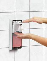Bartscher Seifenspender PS 0,9LW 850008 silber Kunststoff 0,9 l, 1 St