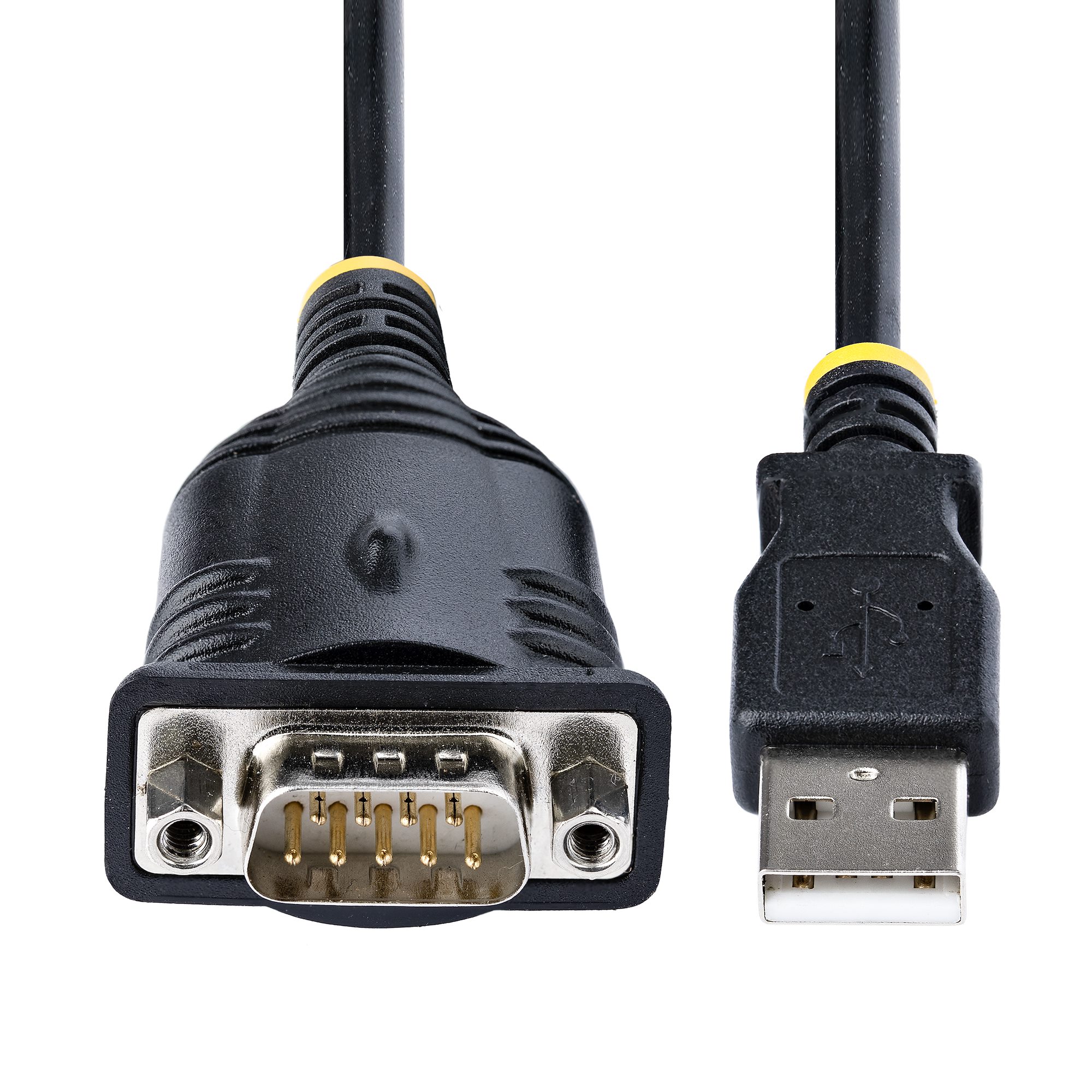 STARTECHCOM 1m USB to Serial Cable DB9 Male RS232 to USB Converter Prolific IC USB to Serial Adapter for PrinterScannerSwitch