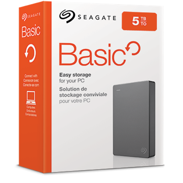 Seagate Basic STJL5000400 5 TB USB 3.0 Anthrazit