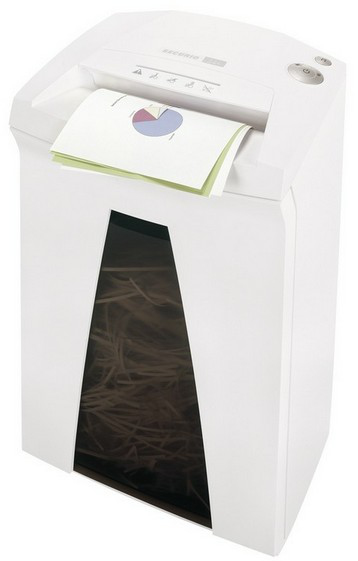 HSM SECURIO B24 Aktenvernichter mit Streifenschnitt P-2, 3,9 mm, bis 21 Blatt, weiss