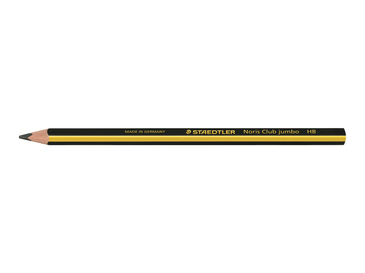 STAEDTLER Noris Jumbo 119 Schreiblernstift Bleistift HB schwarz/gelb, 1 St. STAEDTLER Noris Jumbo 119 Schreiblernstift Bleistift HB schwarz/gelb, 1 St.