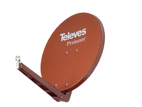 TELEVES Deutschland SAT-Spiegel S75QSD-Z BxH75x85cm Feedarm klappbar rot TELEVES Deutschland SAT-Spiegel S75QSD-Z BxH75x85cm Feedarm klappbar rot
