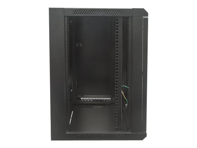 INTELLINET 48,3cm Wandverteiler 15HE 450mm tief 19 Zoll BxHxT 770 x 570 x 450 unmontiert schwarz