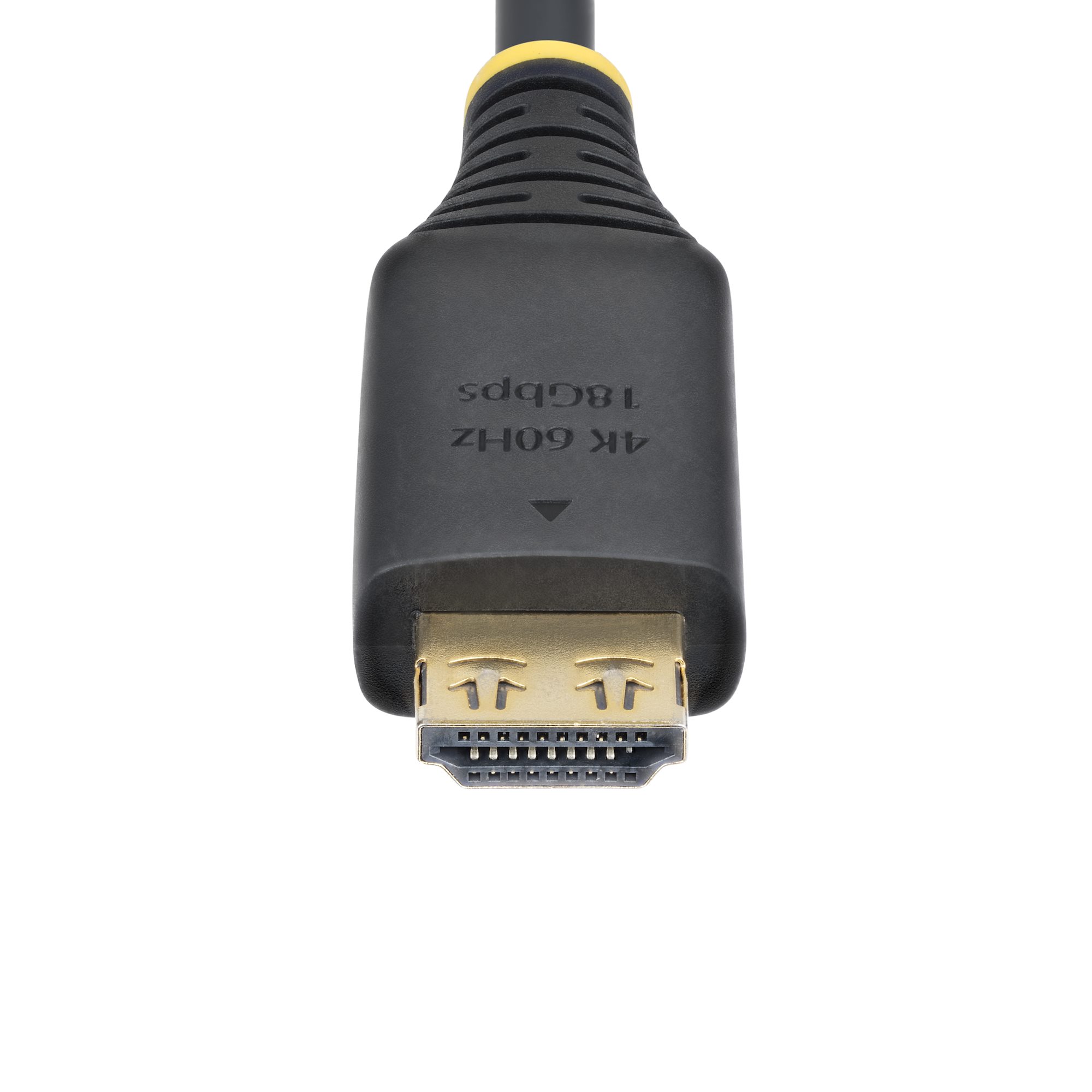STARTECHCOM 2,4m High Speed HDMI Kabel mit Griffsteckern 4K 60Hz und 1440p 144Hz 18Gbps UHD HDMI 20 ArceArc Kabel mit TPEMantel