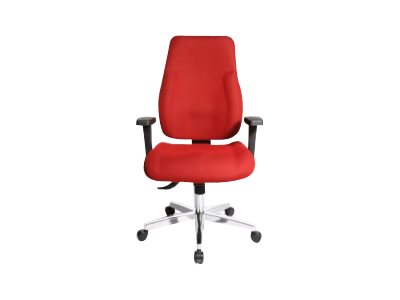 Topstar Buerostuhl Point 91, PI99GBC1 Stoff rot, Gestell alu Topstar Buerostuhl Point 91, PI99GBC1 Stoff rot, Gestell alu