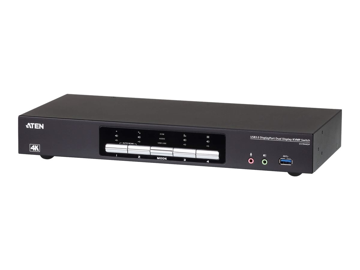 ATEN CS1944DP - KVM-/Audio-/USB-Switch - 4 Anschlüsse