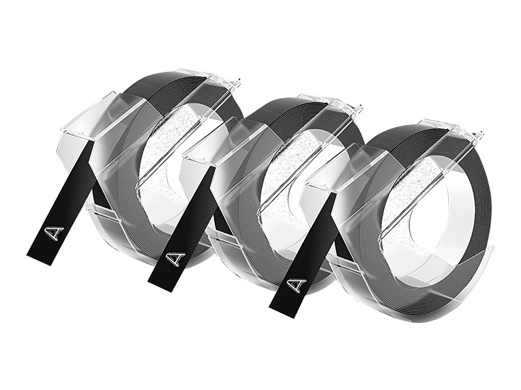 S0847730 DYMO 9mm PRAEGEBAND (3) SCHW