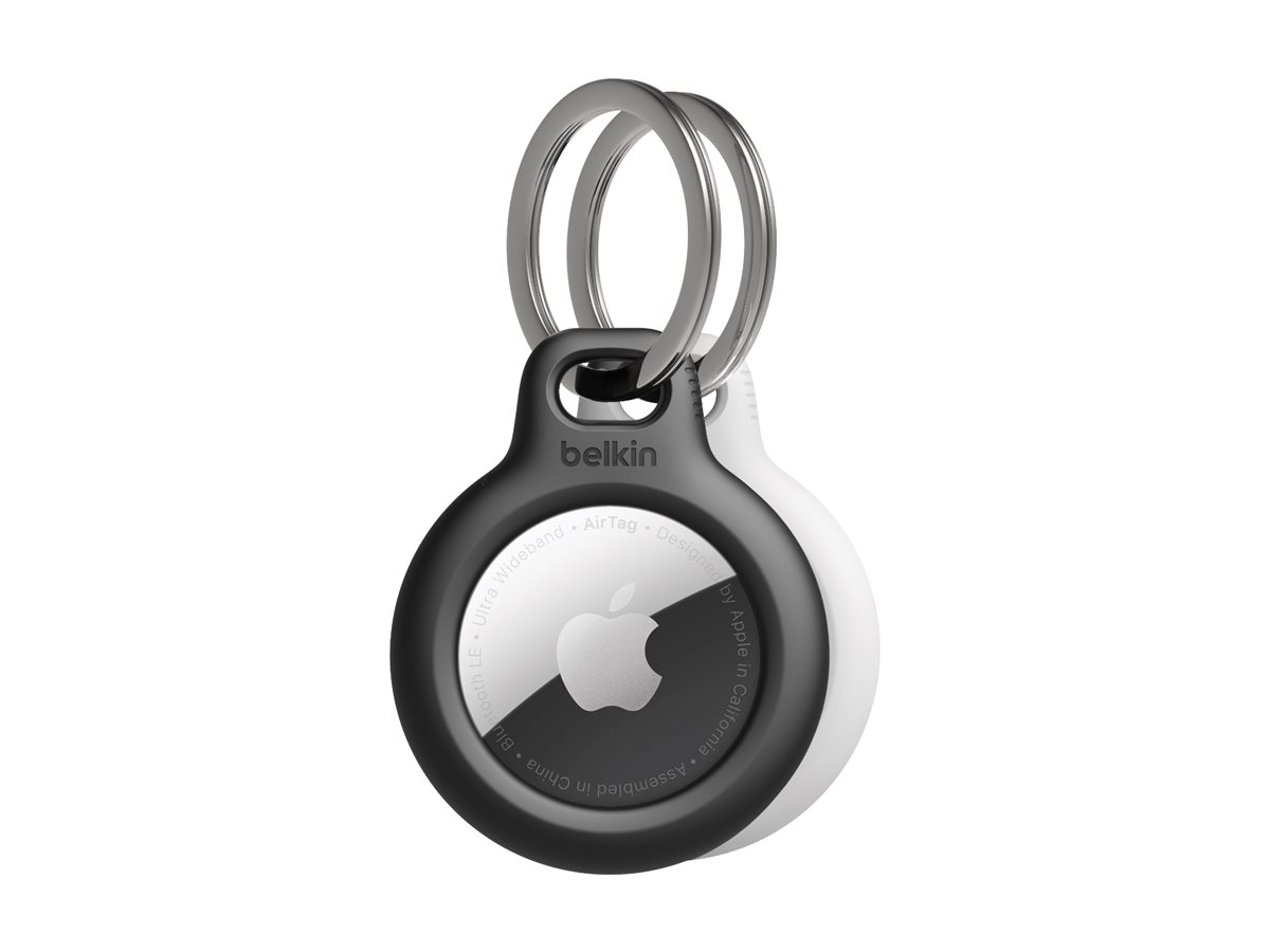 2er-Pack Secure Holder für Apple AirTag, schwarz & weiß 2er-Pack Secure Holder für Apple AirTag, schwarz & weiß