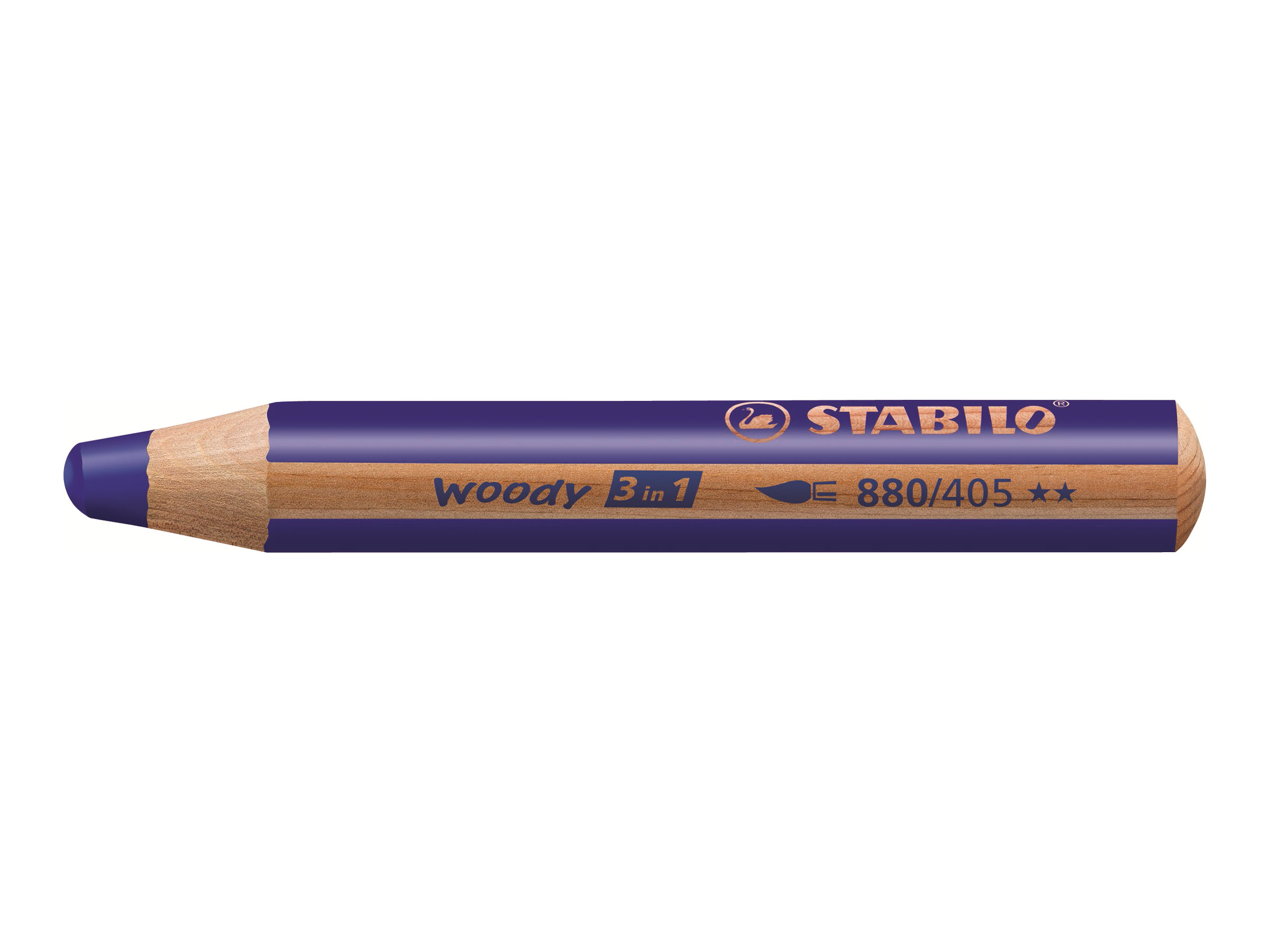STABILO woody 3 in 1 Buntstift blau, 1 St. STABILO woody 3 in 1 Buntstift blau, 1 St.